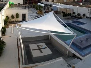 سازه پارچه ای کششی