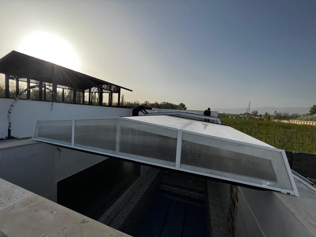 سقف متحرک استخری مدل سانروف