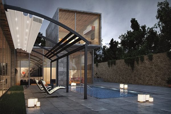 سقف پارچه‌ای متحرک ایرمان