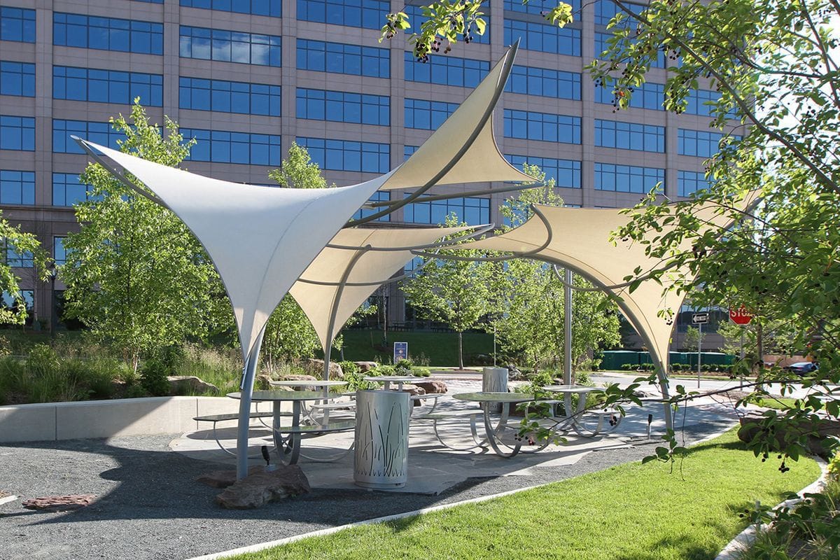 سازه کششی پارچه‌ای