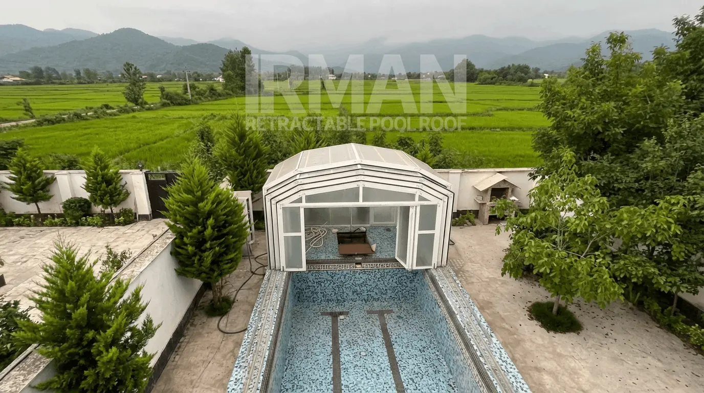 سقف متحرک استخر هشتگرد