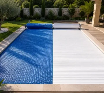 مقایسه کاور UPVC استخر با کاور حباب دار