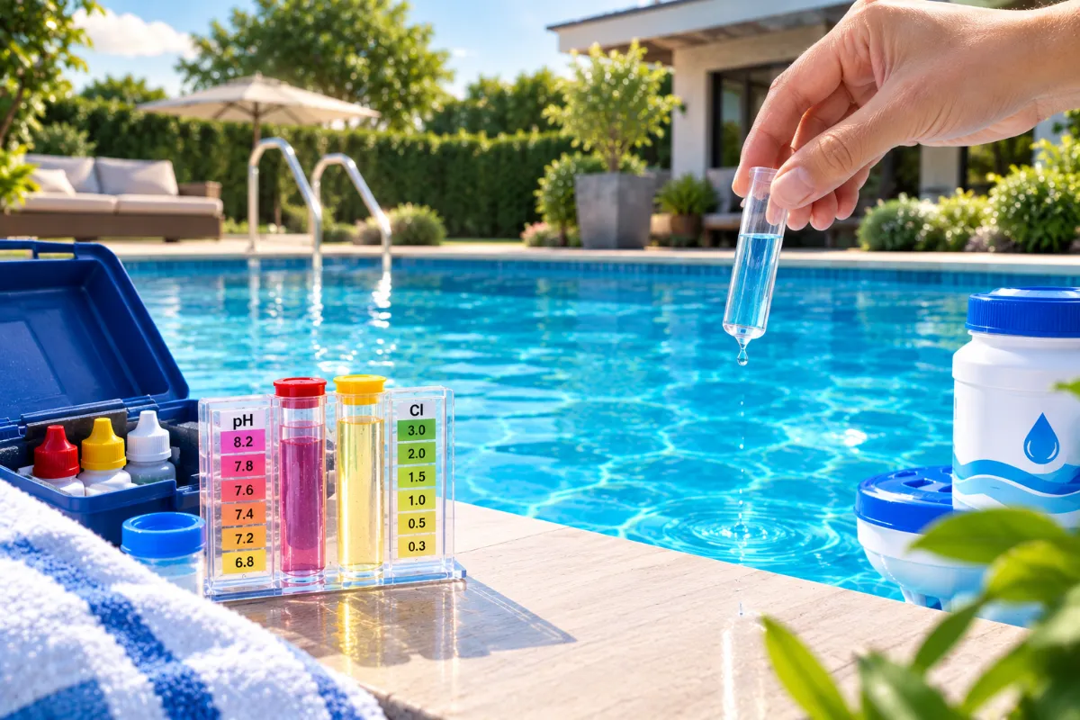 چگونه pH آب استخر را تنظیم کنیم؟