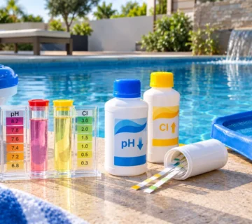 چگونه pH آب استخر را تنظیم کنیم؟